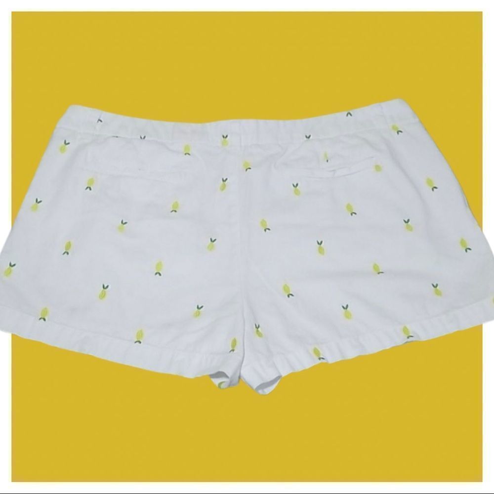šāMeronaāEmbroideredĀ Lemonā Summer Fruits Shorts - Picture 3 of 6